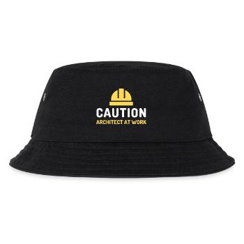 architect at work - Kids’ Bucket Hat - black - Front