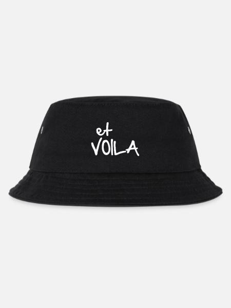 ET VOILA - Kinder Bucket Hat - Schwarz