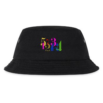 Stacks of numbers - Kids’ Bucket Hat - black - Front