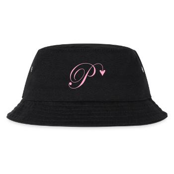Monogramme P Coeur Vigne - Bob Enfant - noir - Devant