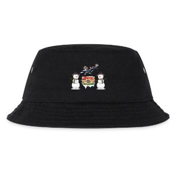 Merry Christmas 2 Snowman - Kinder Bucket Hat - Schwarz - Vorne