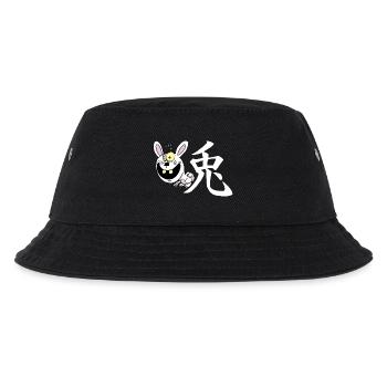 Crazy Rabbit manga - Kids’ Bucket Hat - black - Front