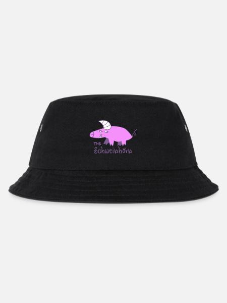 The Schweinhorn - Kinder Bucket Hat - Schwarz