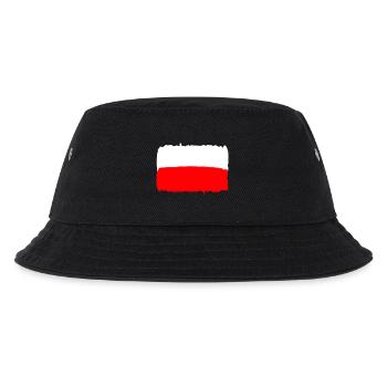 Drapeau polonais de la Pologne Drapeau PL - Bob Enfant - noir - Devant