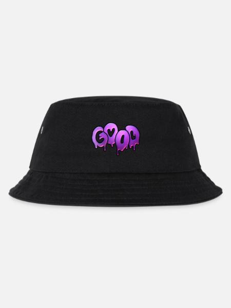 Böse gute Textkunst - Kinder Bucket Hat - Schwarz