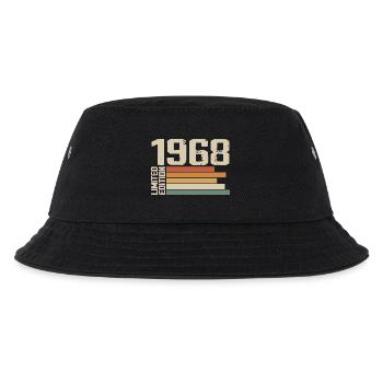 1968 Vintage - Retro 1968 Birthday Gift 1968 - Kids’ Bucket Hat - black - Front