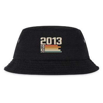 2013 Jahrgang - Retro 2013 Jubiläumsgeschenk 2013 - Kinder Bucket Hat - Schwarz - Vorne