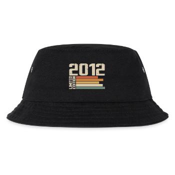 2012 Vintage - Retro 2012 Jubiläumsgeschenk 2012 - Kinder Bucket Hat - Schwarz - Vorne