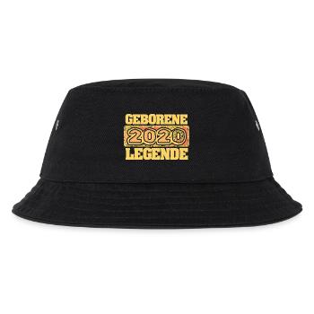 2020 - Kinder Bucket Hat - Schwarz - Vorne