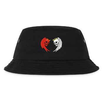 Engel und Dämon Skelett - Kinder Bucket Hat - Schwarz - Vorne