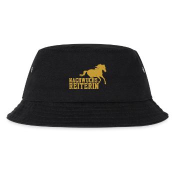 Pferdemädchen Spruch Geschenk Geschenkidee Hobby - Kinder Bucket Hat - Schwarz - Vorne