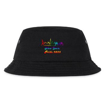 Pride 2025 NY - Kinder Bucket Hat - Schwarz - Vorne