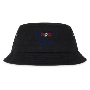 London Geschenkidee England United Kingdom witzig - Kinder Bucket Hat - Schwarz - Vorne