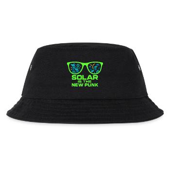 Solar Is the New Punk - Kinder Bucket Hat - Schwarz - Vorne
