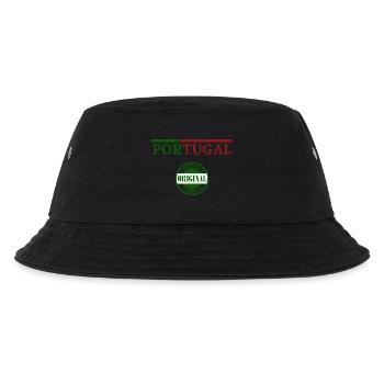Portugiesischer Stolz, ich liebe Portugal - Kinder Bucket Hat - Schwarz - Vorne
