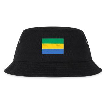 Drapeau du Gabon – Couleurs de l’Afrique - Bob Enfant - noir - Devant