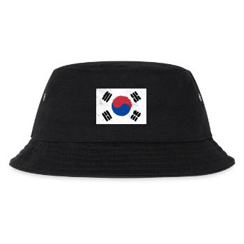 Flag of South Korea - Kids’ Bucket Hat - black - Front