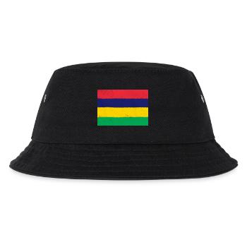 Flag of Mauritius - Kids’ Bucket Hat - black - Front