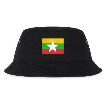 Drapeau du Myanmar - Bob Enfant - noir - Devant