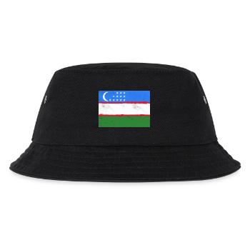 Flag of Uzbekistan - Kids’ Bucket Hat - black - Front