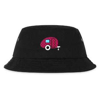 Caravane Caravane Fleurs Camping Camper Motif Fan - Bob Enfant - noir - Devant