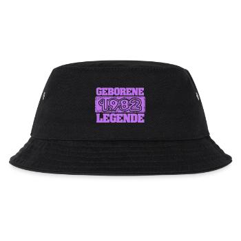 1982 - Kinder Bucket Hat - Schwarz - Vorne