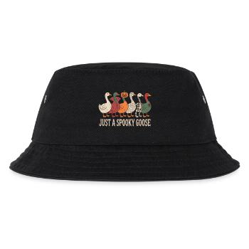 Nur eine gruselige Gans Halloween-Stimmung - Kinder Bucket Hat - Schwarz - Vorne