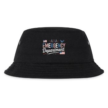 Emergency ER Nurse Independence Day 4th of July - Kinder Bucket Hat - Schwarz - Vorne