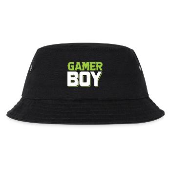Gamer Boy - Kinder Bucket Hat - Schwarz - Vorne