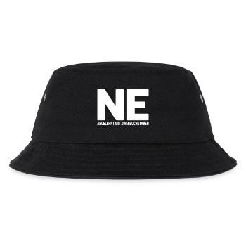 NE? Cooles Ablehnungs-Shirt mit klarer Ansage - Kinder Bucket Hat - Schwarz - Vorne