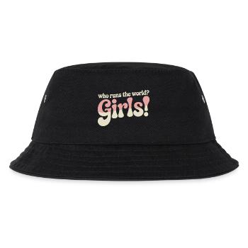 Women Power Who Runs The World Girls Power Girl - Kids’ Bucket Hat - black - Front