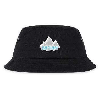 Batian - Kinder Bucket Hat - Schwarz - Vorne
