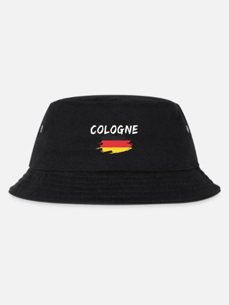 Cologne Deutschland Köln - Kinder Bucket Hat - Schwarz