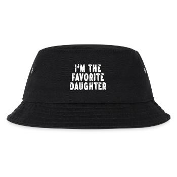 Favoriten Geschenke & mehr Ich bin die Lieblingstochter - Kinder Bucket Hat - Schwarz - Vorne