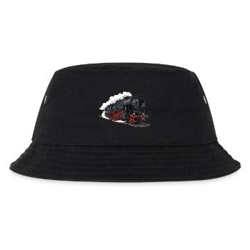 Dampf-Lokomotive 52 8154 - Kinder Bucket Hat - Schwarz - Vorne