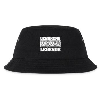 2022 - Kinder Bucket Hat - Schwarz - Vorne