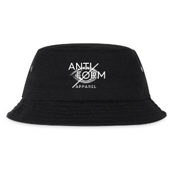 Anti-Form-Kleidungslogo - Kinder Bucket Hat - Schwarz - Vorne