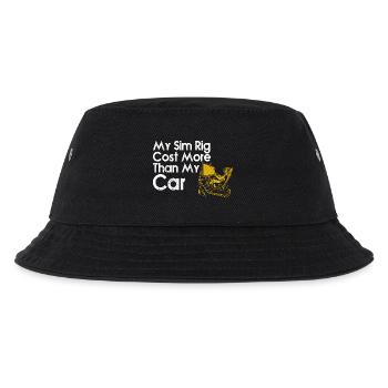 Sim Rig Cost More Than My Car - Kids’ Bucket Hat - black - Front