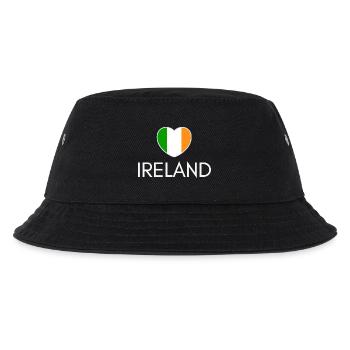 Cœur avec drapeau irlandais, j’aime l’Irlande - Bob Enfant - noir - Devant