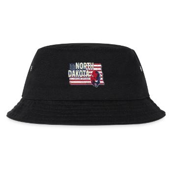 Dakota du Nord États-Unis Vintage Design - Bob Enfant - noir - Devant