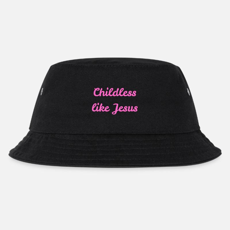 Childless like Jesus - Kids’ Bucket Hat - black
