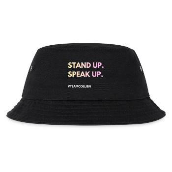 Stand Up, Speak Up - Kids’ Bucket Hat - black - Front