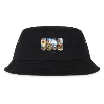 Izmir Urlaub Travel – Türkei Ägäis & Sonne Motiv - Kinder Bucket Hat - Schwarz - Vorne