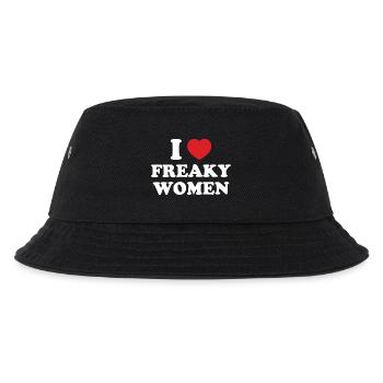 I Heart Freaky Women - Kids’ Bucket Hat - black - Front