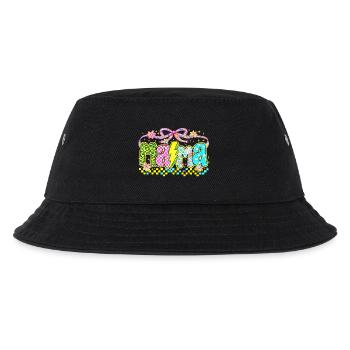 Mama Retro Flashy | Style Néon Fête des Mères - Bob Enfant - noir - Devant