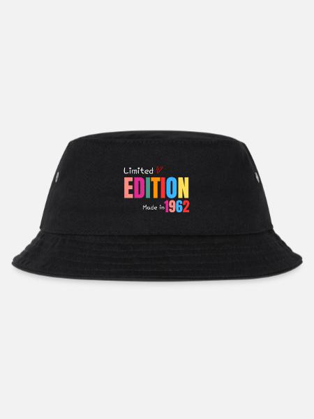 Limitierte Auflage Hergestellt 1962 - Kinder Bucket Hat - Schwarz