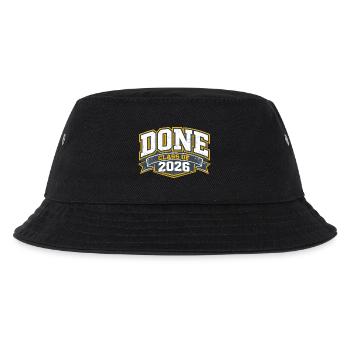 Diplom 2026 Universitätsschule Geschenk Humor - Kinder Bucket Hat - Schwarz - Vorne