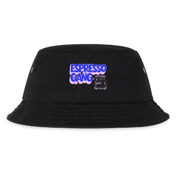 Espresso Gang - Kinder Bucket Hat - Schwarz - Vorne