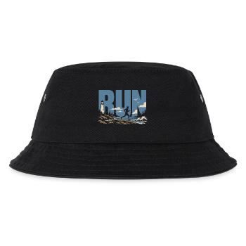 Trailrunning - Kinder Bucket Hat - Schwarz - Vorne
