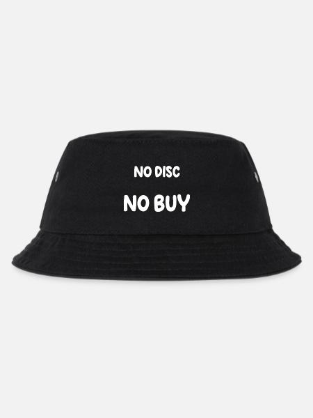 Keine Disc, kein Kauf. - Kinder Bucket Hat - Schwarz